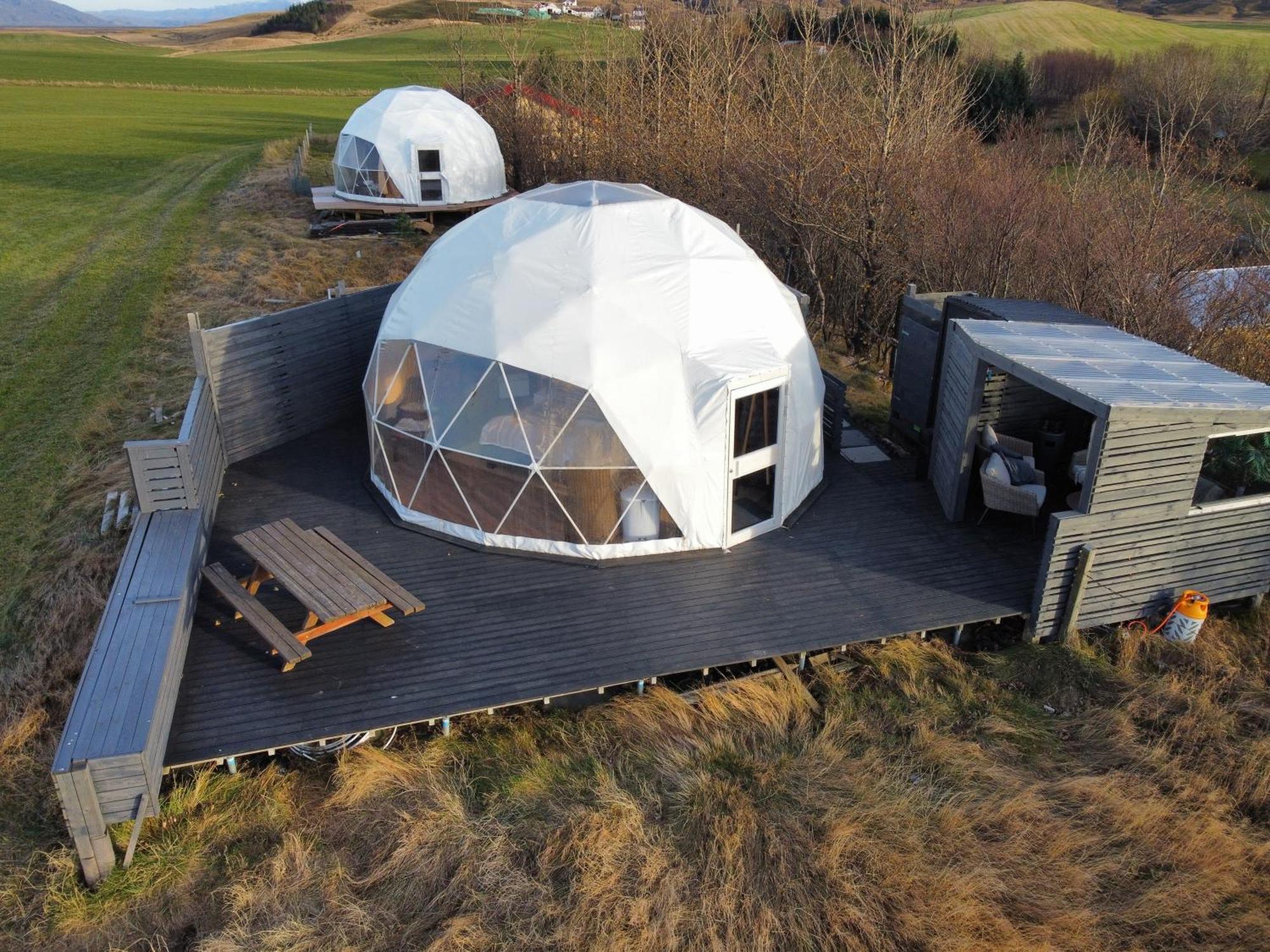Aurora Dome - South Coast Iceland 크볼스뵈들뤼르 외부 사진