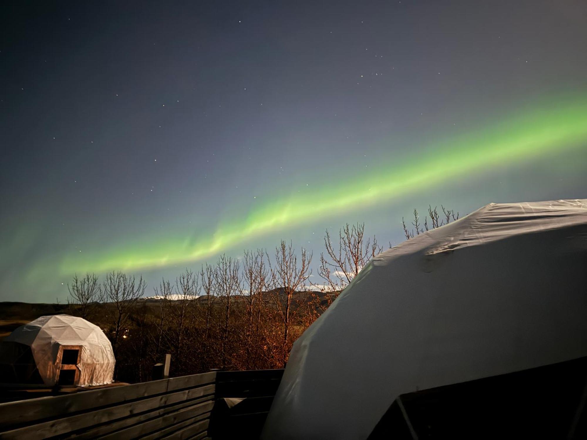 Aurora Dome - South Coast Iceland 크볼스뵈들뤼르 외부 사진