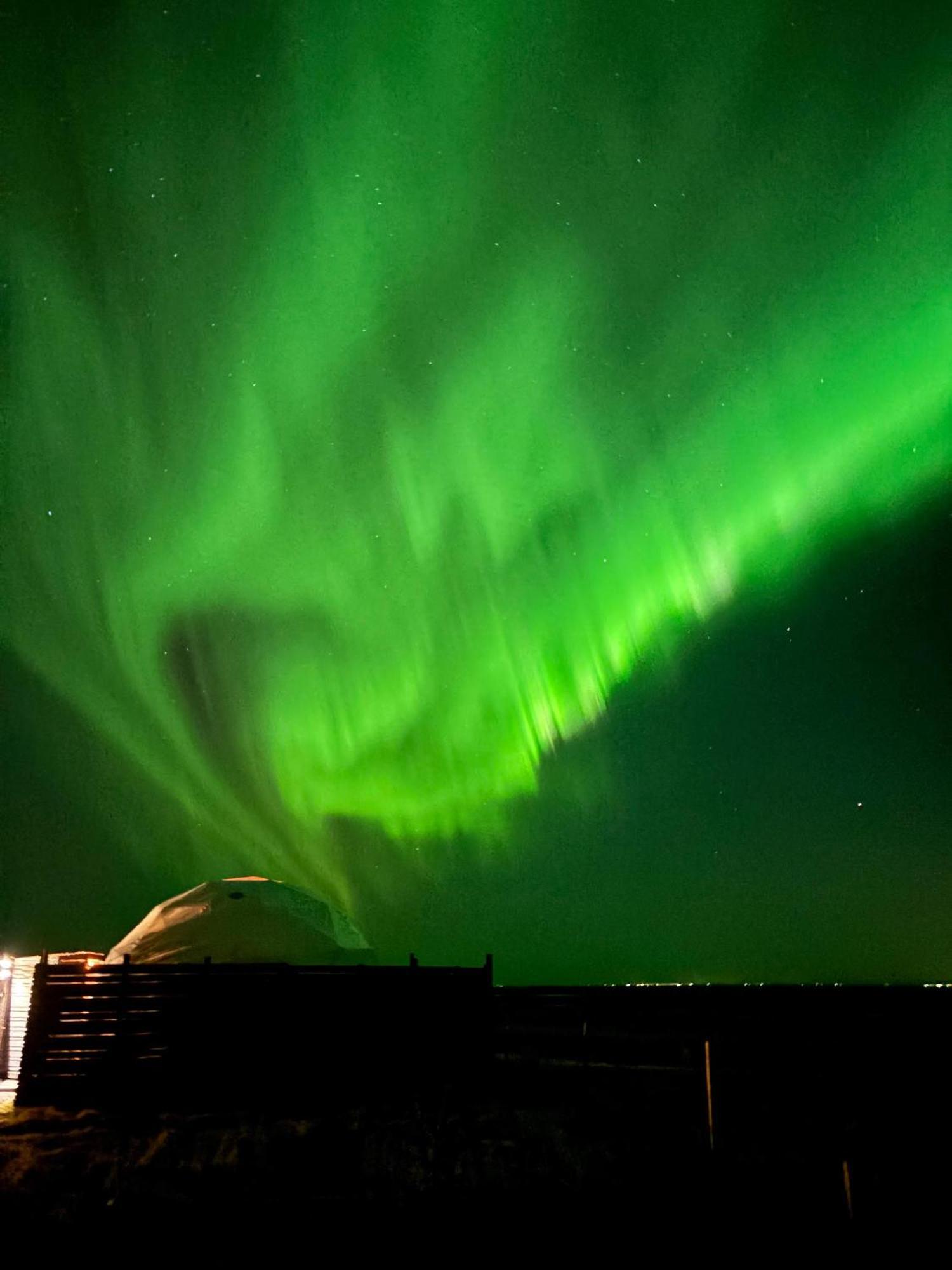 Aurora Dome - South Coast Iceland 크볼스뵈들뤼르 외부 사진